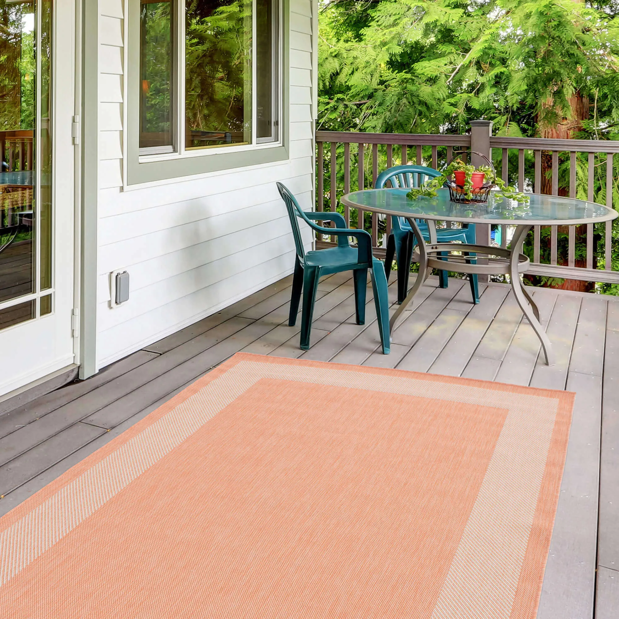Ecology Outdoor Rug Orange | 200or