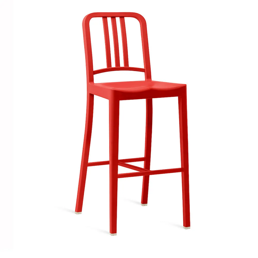 Emeco 111 Navy Counter and Barstool