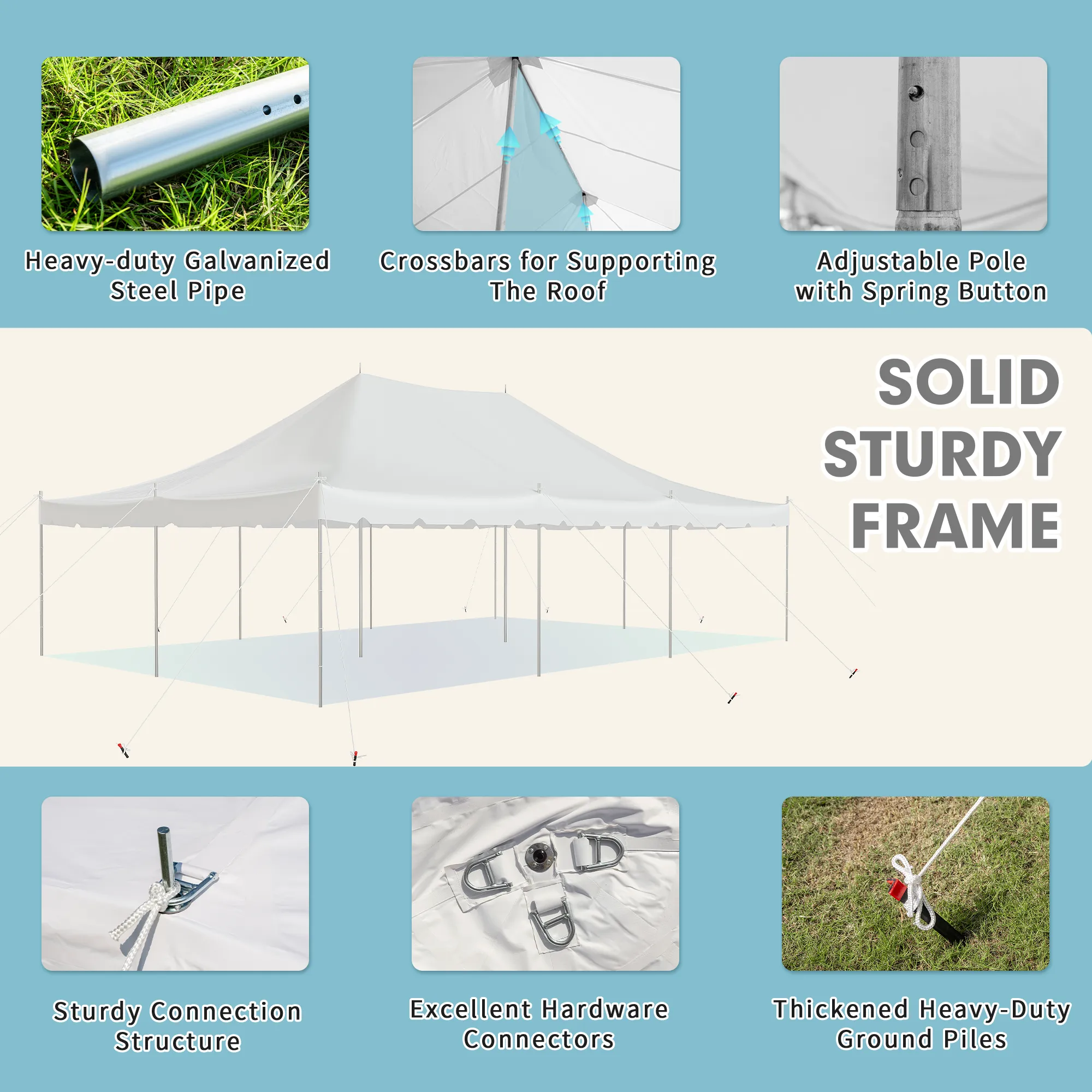 EROMMY 20x30 Party Tent