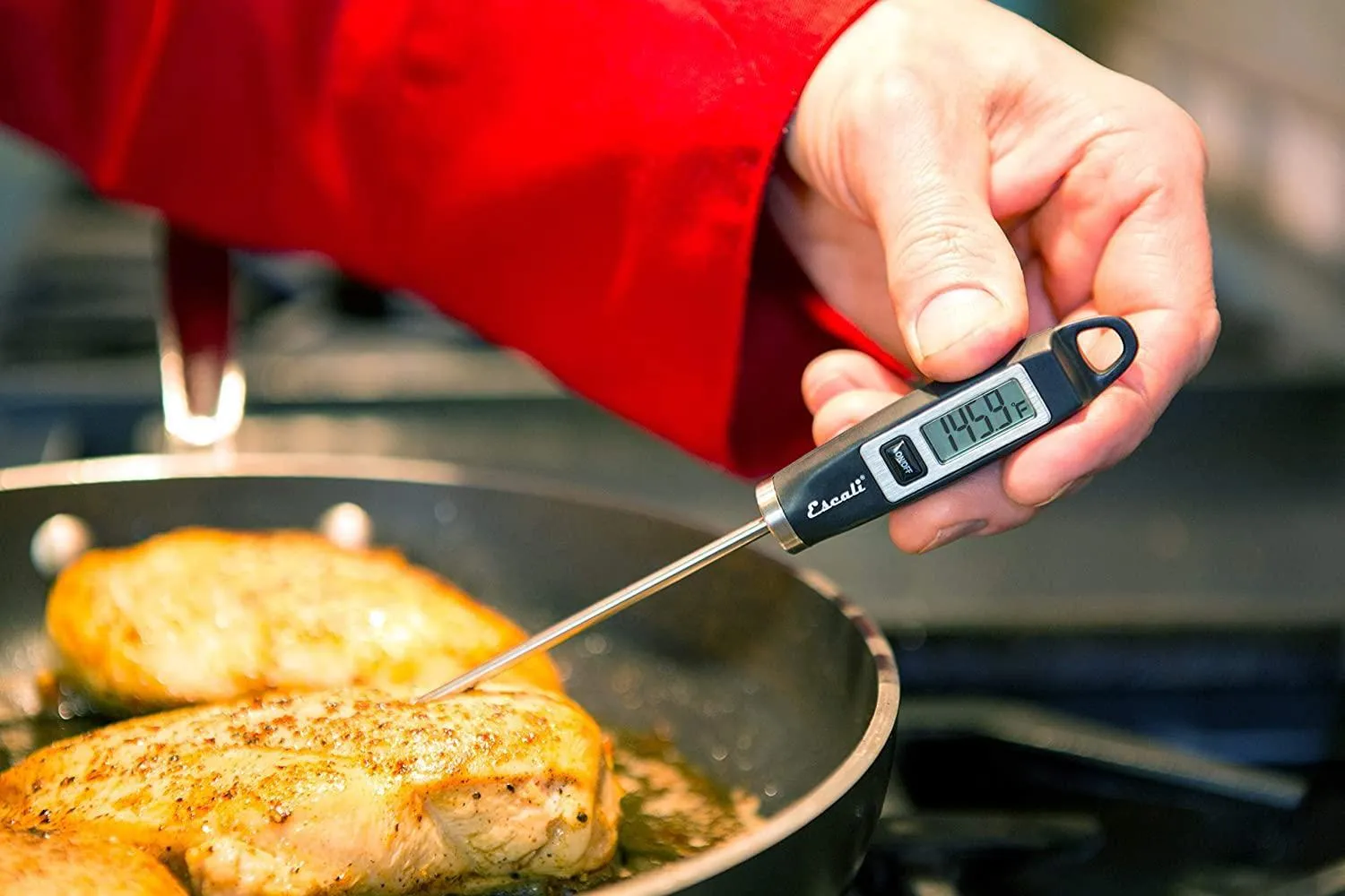 Escali Gourmet Digital Thermometer - Black (NSF Certified)