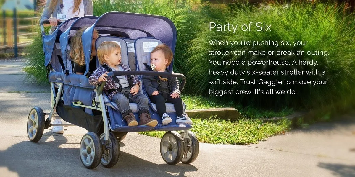 Foundations GAGGLE® Jamboree 6-Passenger Stroller
