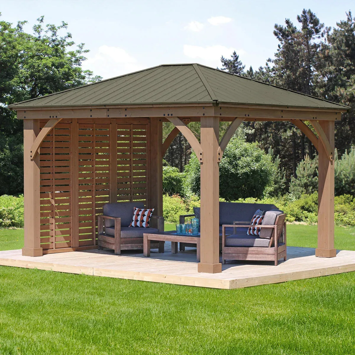 Gazebo Privacy Wall