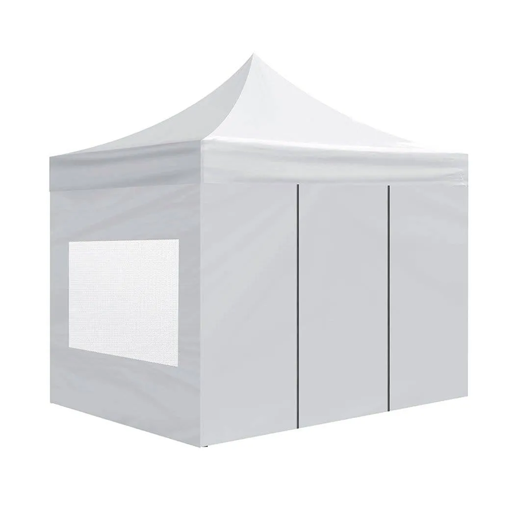 Gazebo Tent Outdoor Marquee Gazebos 3x3 Camping Canopy Mesh Side Wall-Mountview