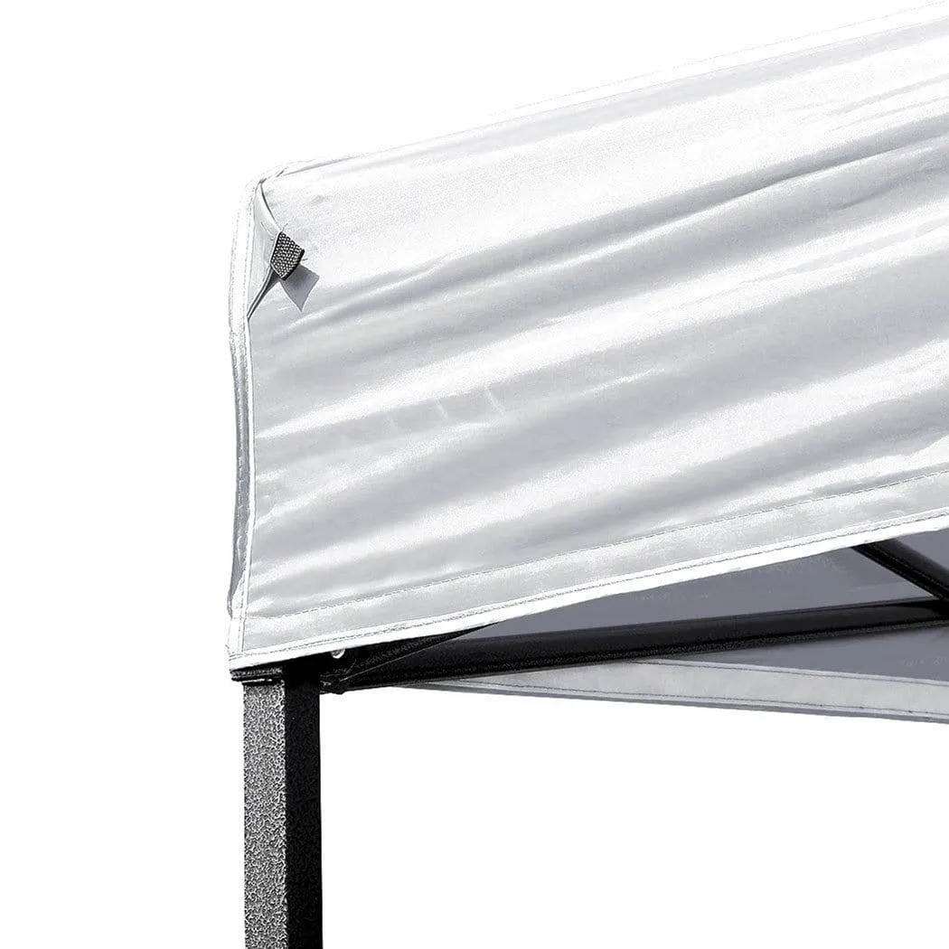 Gazebo Tent Outdoor Marquee Gazebos 3x3 Camping Canopy Mesh Side Wall-Mountview
