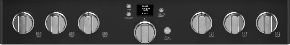 GE Cafe CGY366P3TD1 36" All Gas Professional Range with 6 Burners (Natural Gas) in Matte Black