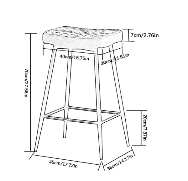 GEMM BAR STOOL