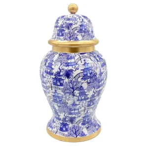 Ginger Jar - Garden Party Blue and White