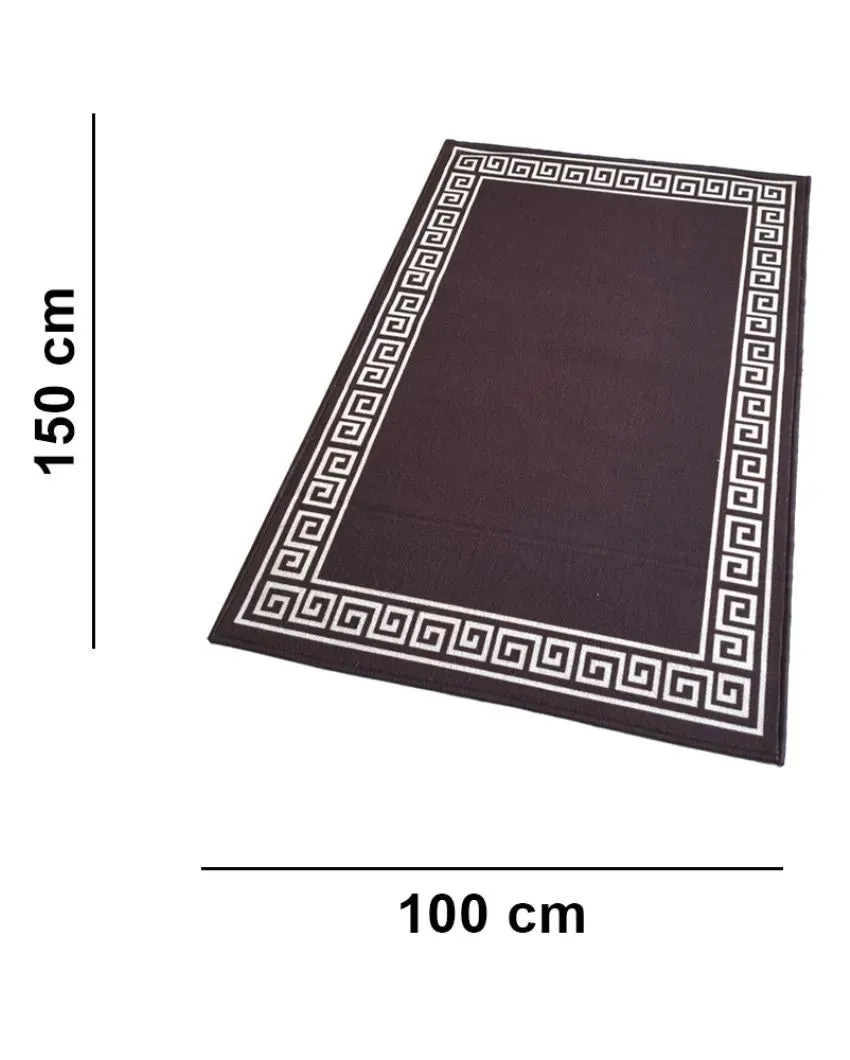 Greek Anti-Slip Single Line Nylon Area Rug | 3 x 5 ft