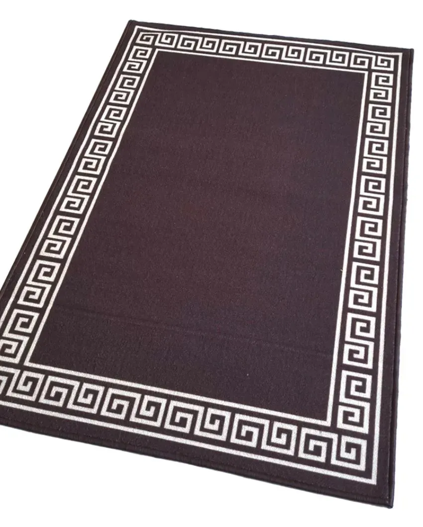 Greek Anti-Slip Single Line Nylon Area Rug | 3 x 5 ft