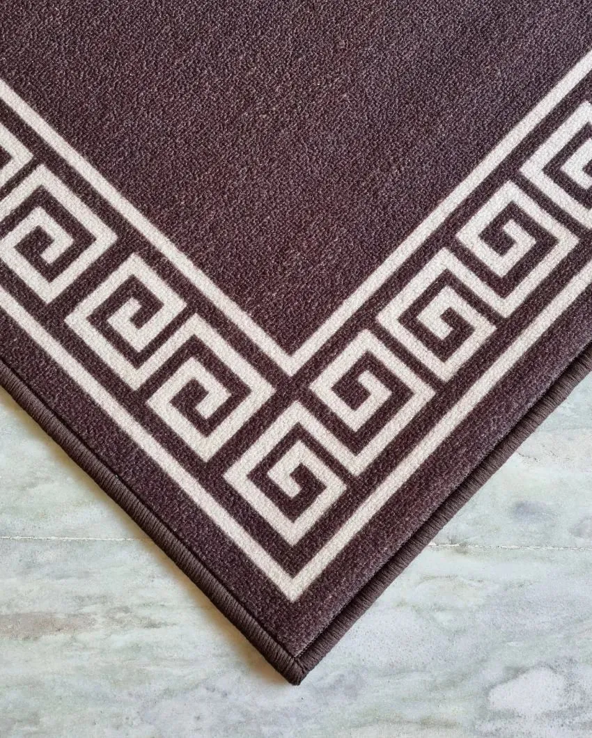 Greek Anti-Slip Single Line Nylon Area Rug | 3 x 5 ft