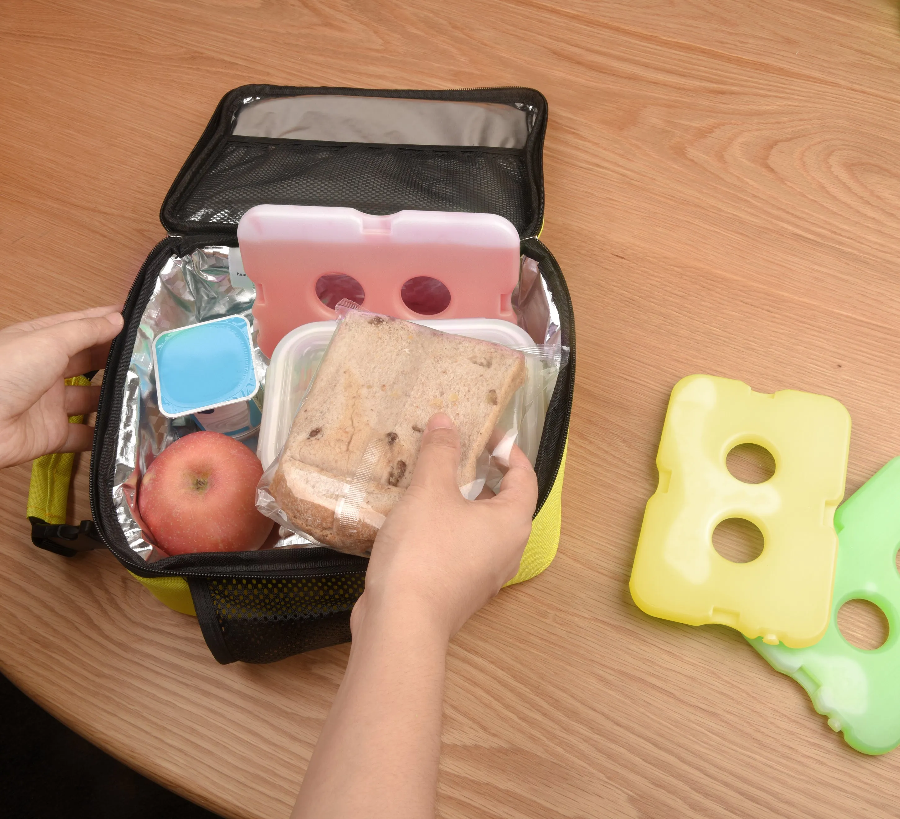 Healthy Packers Ice Packs for Lunch Boxes & Coolers | Slim & Long-Lasting Reusable Ice Pack for Lunch Box | Great for the Beach & Camping (Set of 5)