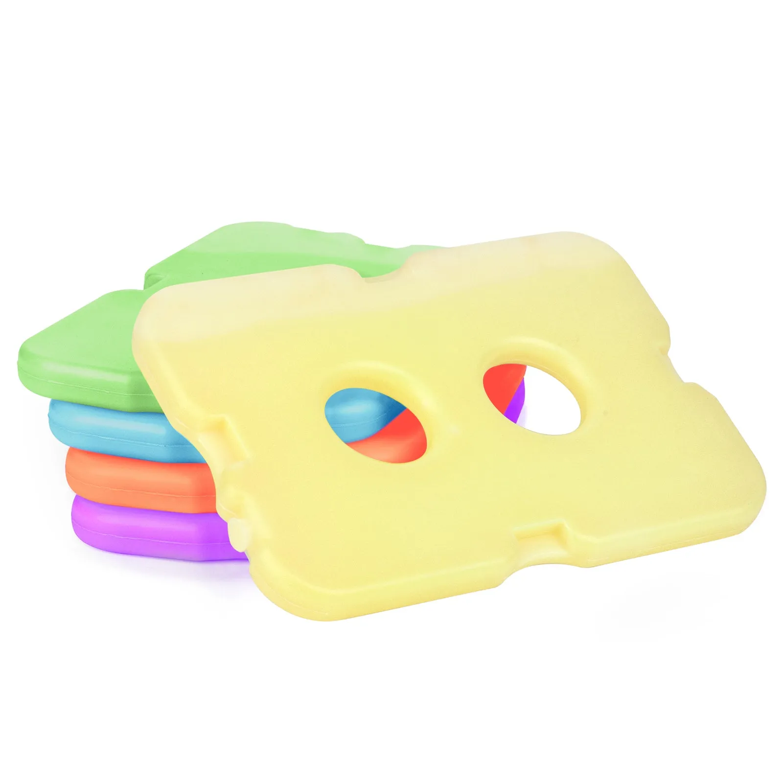 Healthy Packers Ice Packs for Lunch Boxes & Coolers | Slim & Long-Lasting Reusable Ice Pack for Lunch Box | Great for the Beach & Camping (Set of 5)