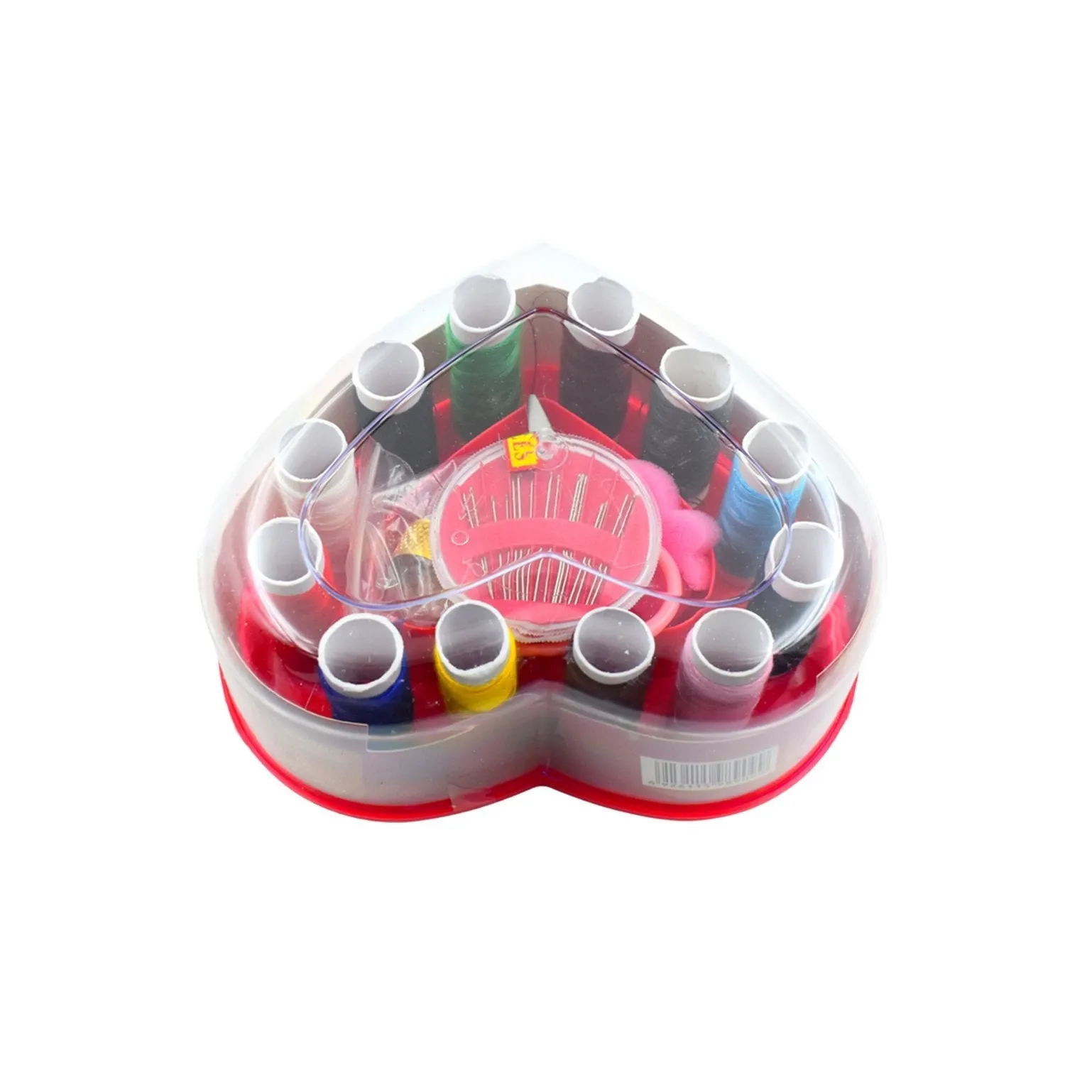Heart-Shaped Sewing Box Multi-Functional Convenient Sewing Tools