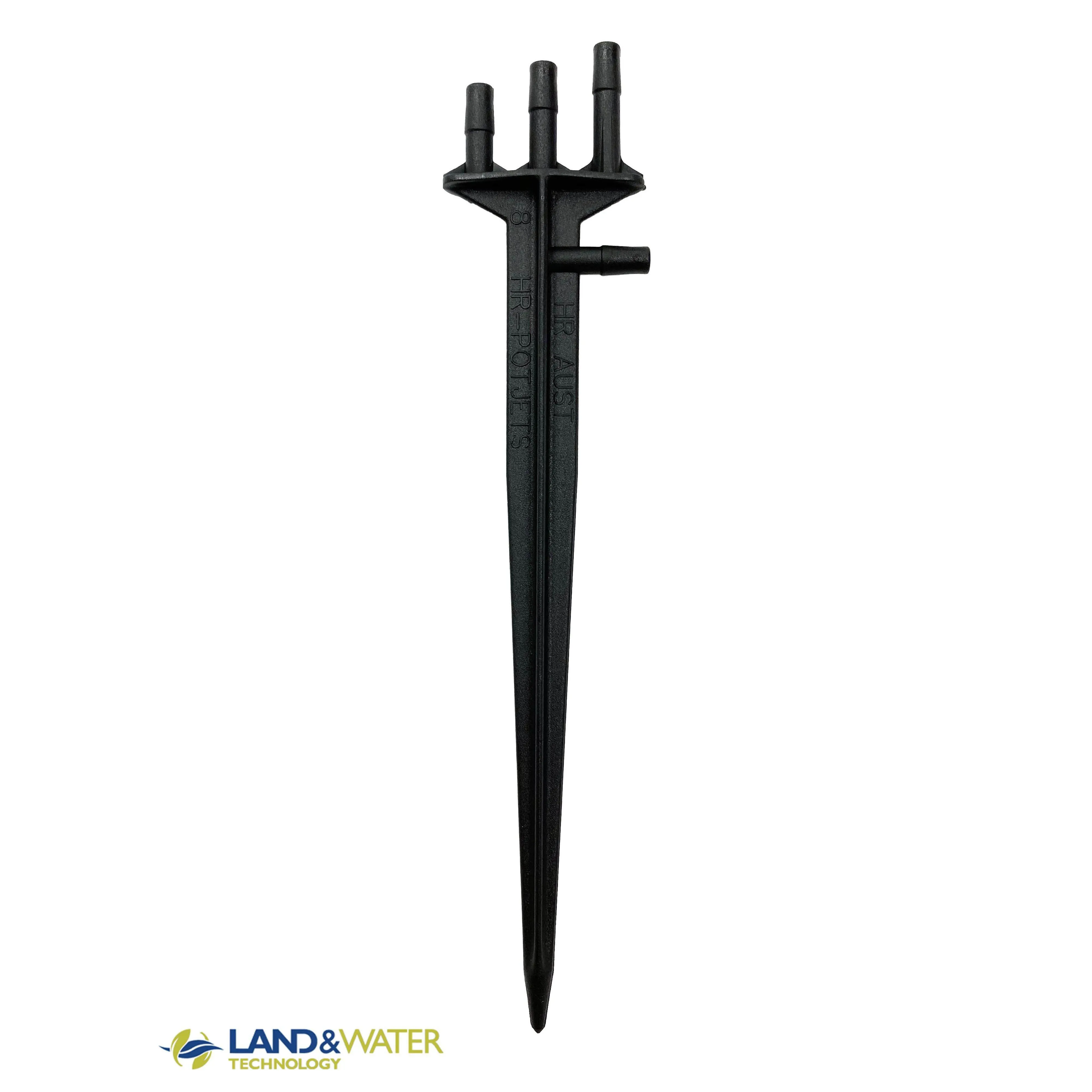 HR Pot Jet 3 Outlet Clog Resistant Garden Spray Stake (28-120 L/H)
