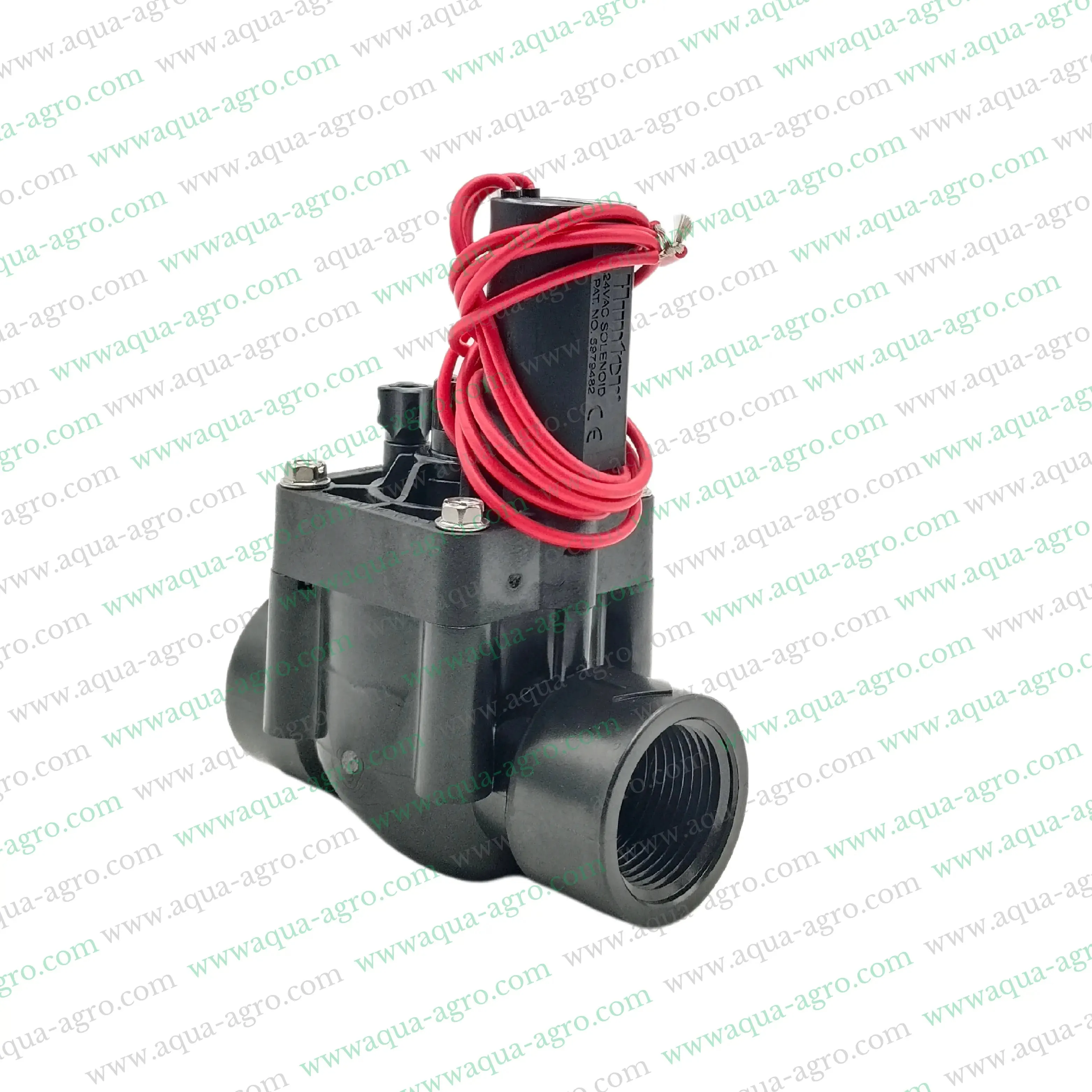 HUNTER - Irrigation - Automation - Solenoid Valve - PGV-101G-B-24-VAC - 1 inch (32MM) - 24 VAC Coil - PGV Series Valve with FLow Control