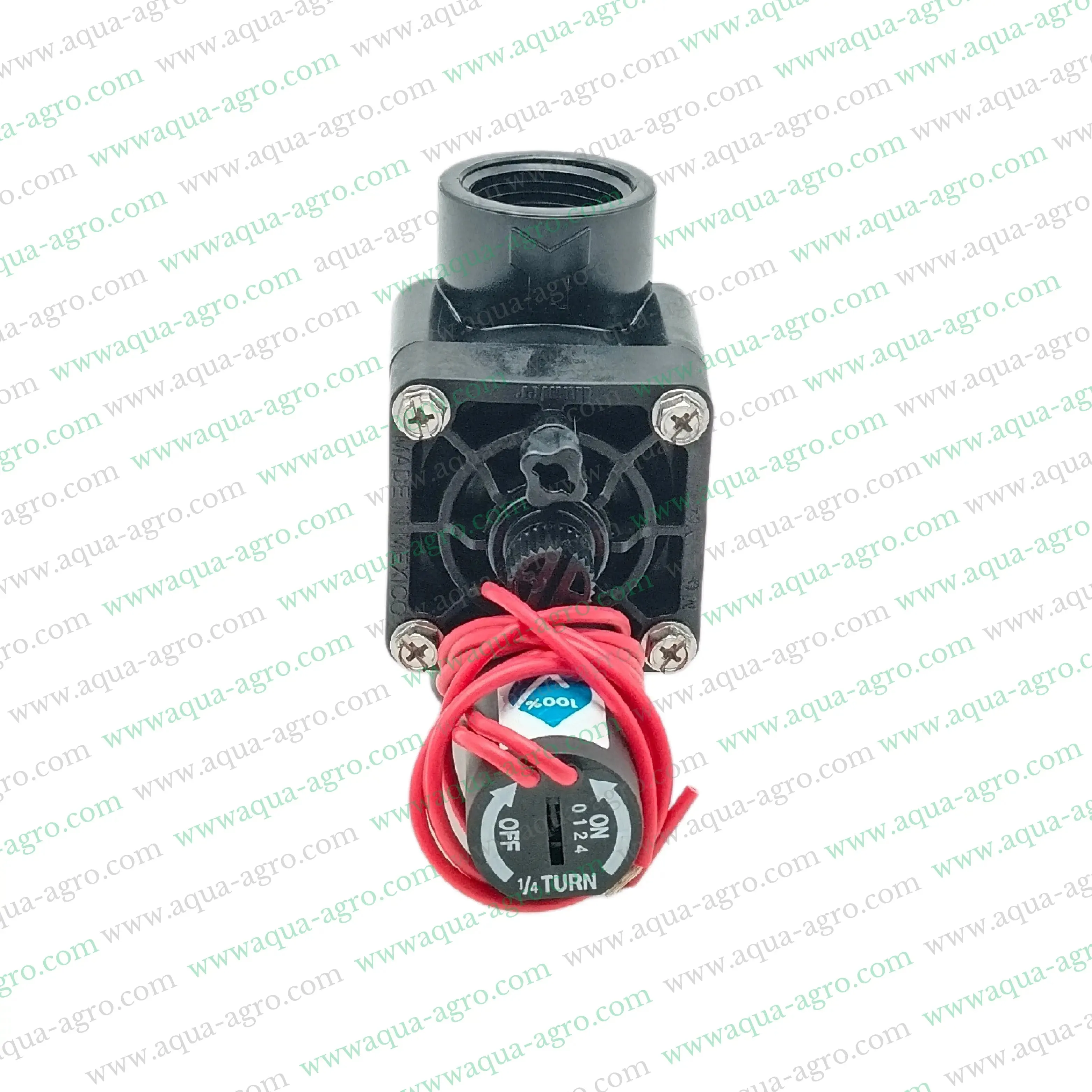 HUNTER - Irrigation - Automation - Solenoid Valve - PGV-101G-B-24-VAC - 1 inch (32MM) - 24 VAC Coil - PGV Series Valve with FLow Control