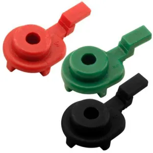 Hydro Flow Irrigation Octa-Bubbler 10 GPH Flow Control Device - Red (8/Bag)