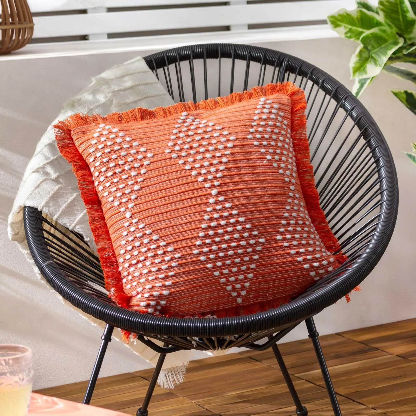 Kadie Indoor Outdoor Cushion Cover 18" x 18" (45cmx45cm)