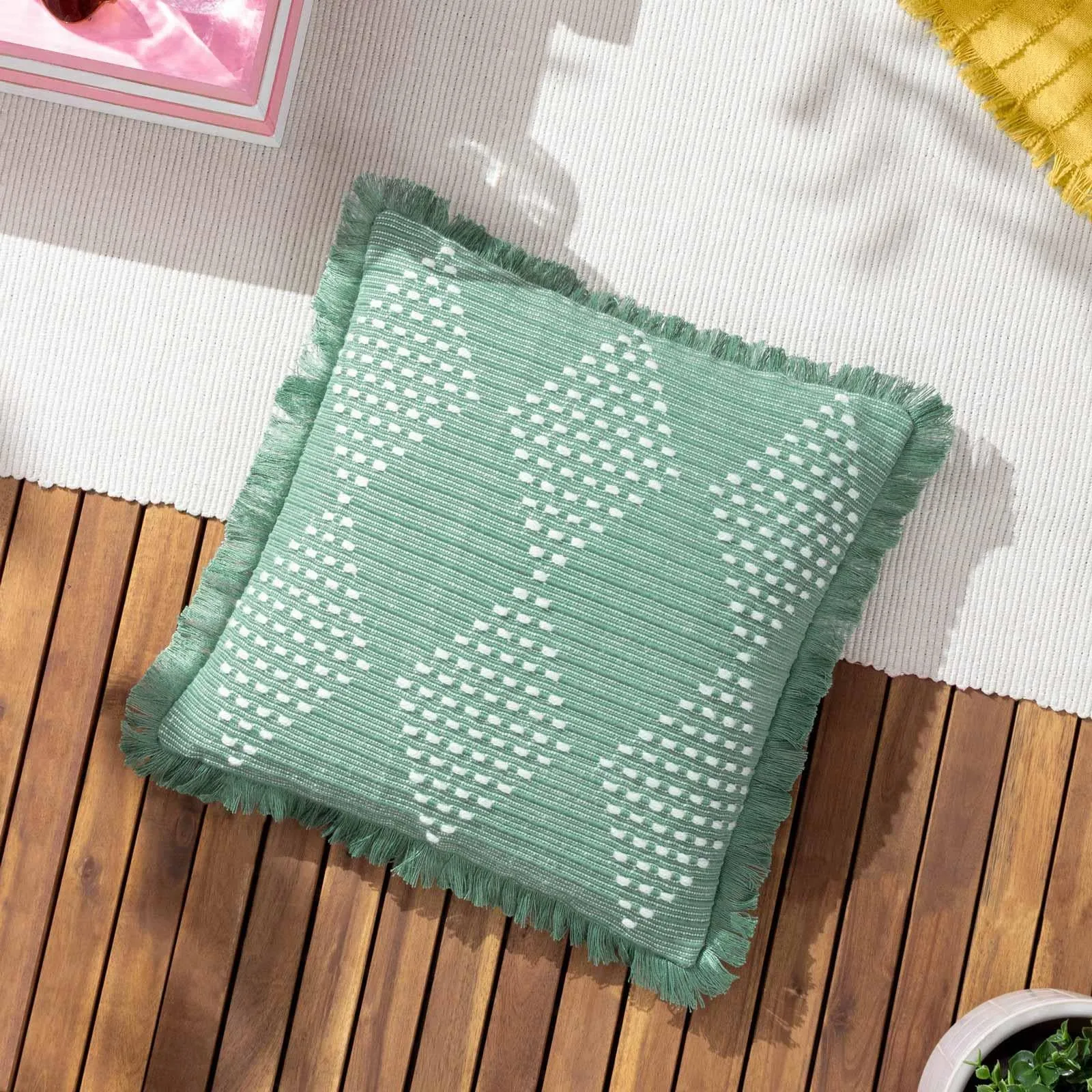 Kadie Indoor Outdoor Cushion Cover 18" x 18" (45cmx45cm)
