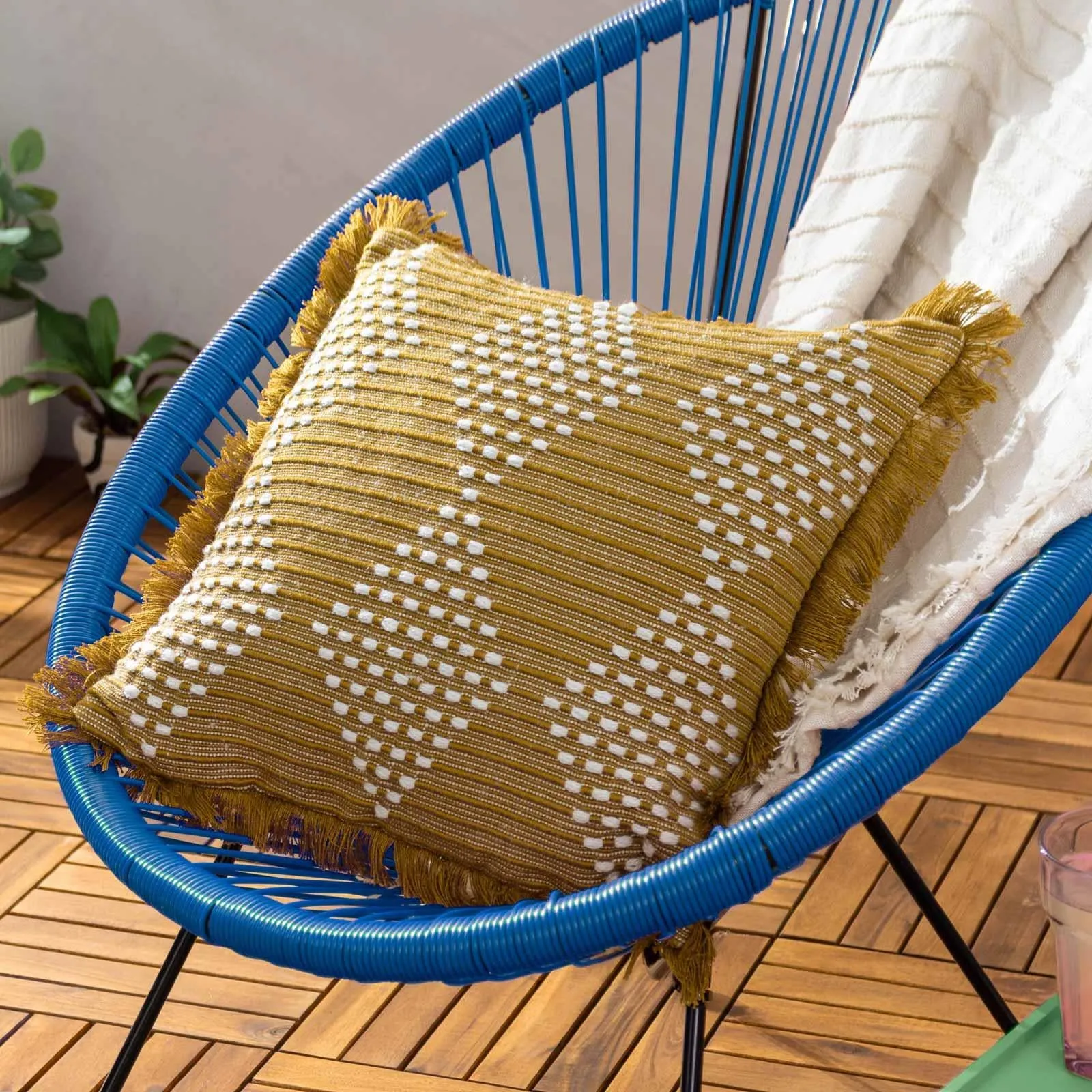 Kadie Indoor Outdoor Cushion Cover 18" x 18" (45cmx45cm)