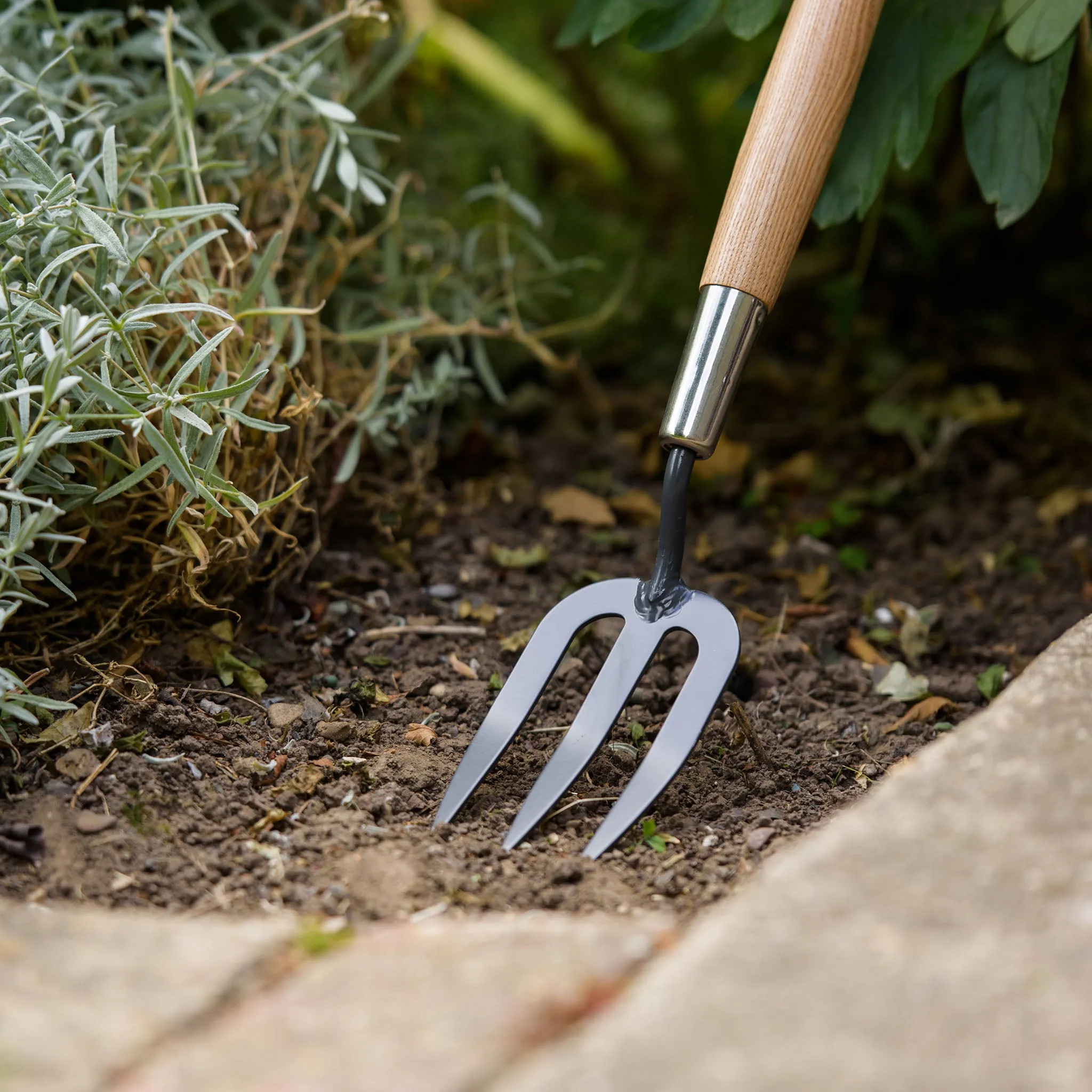 Kent & Stowe Carbon Steel Border Hand Fork