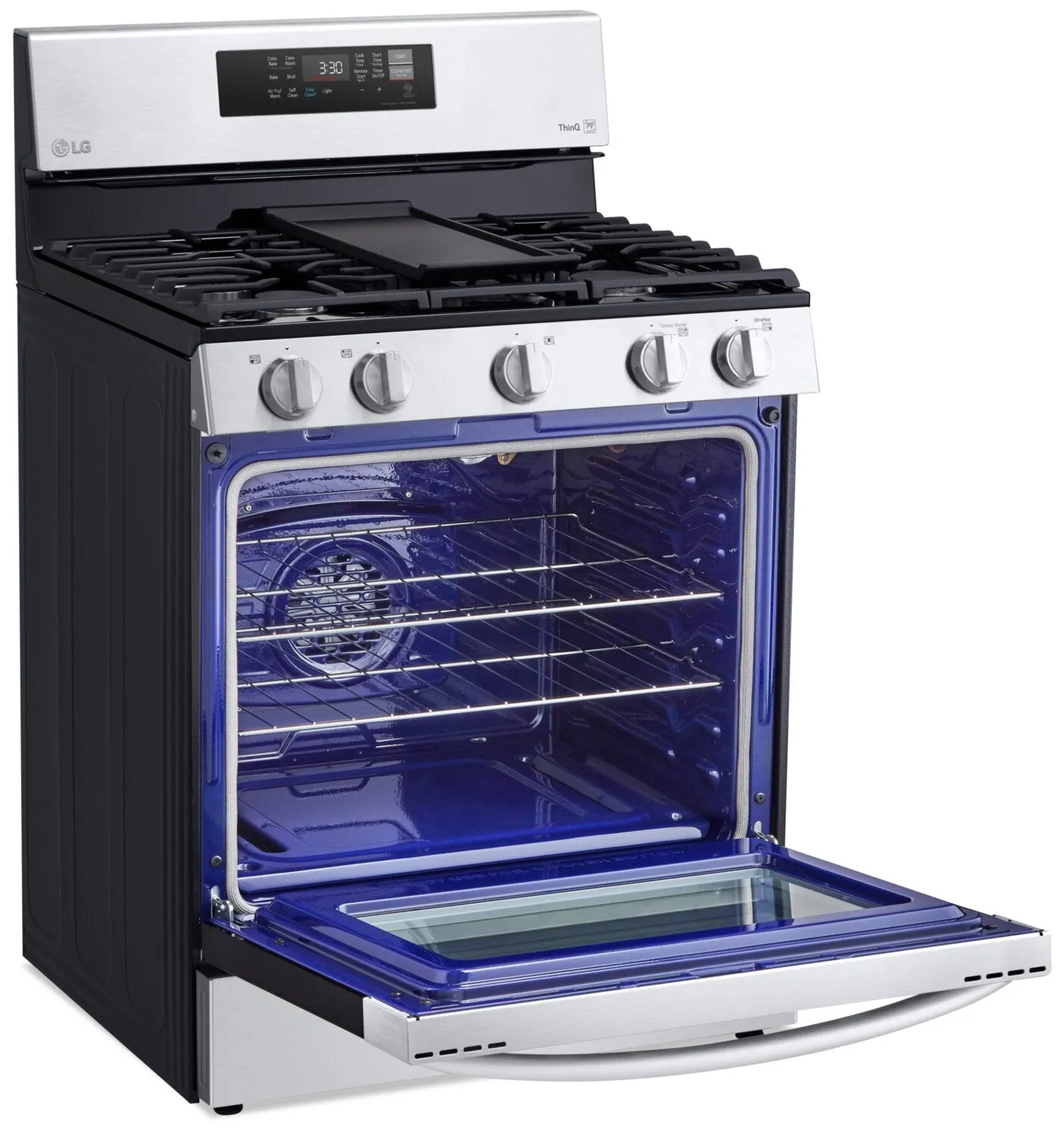 LG 5.8 Cu. Ft. Smart Gas Range with Air Fry - LRGL5823S
