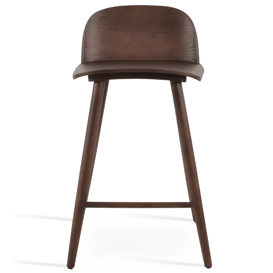Low Back Wood Counter Stool Janelle