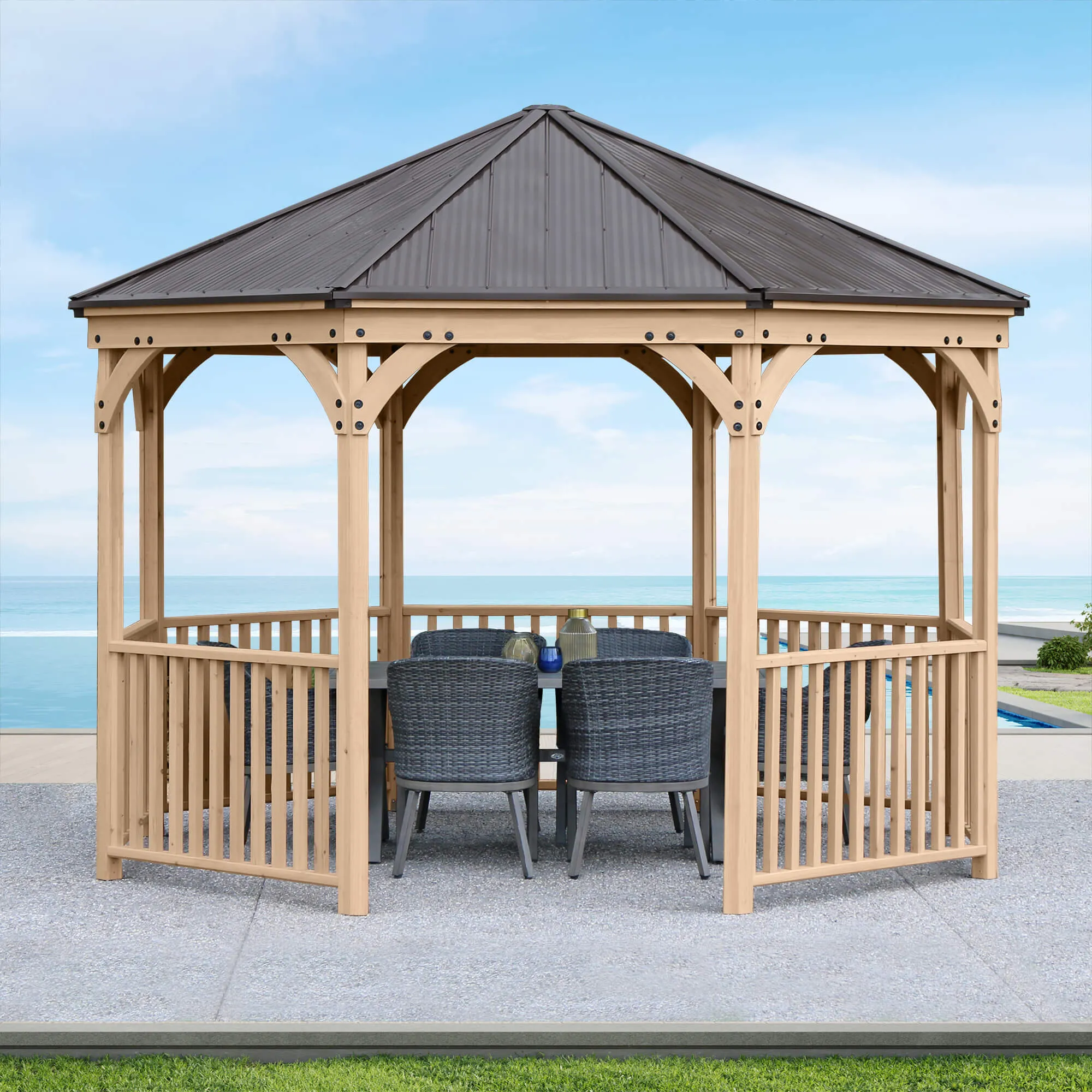 Meridian 12' Octagon Gazebo