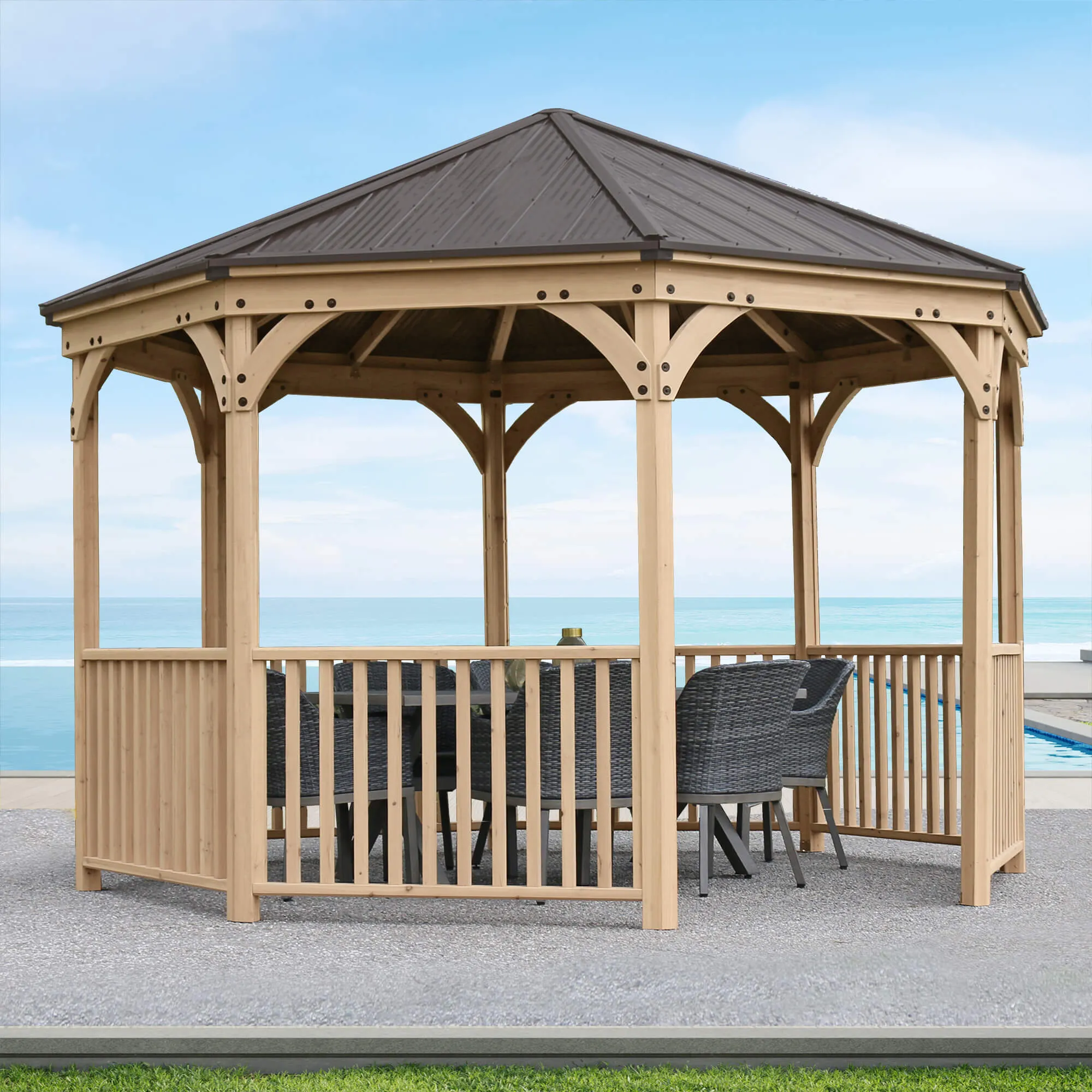 Meridian 12' Octagon Gazebo