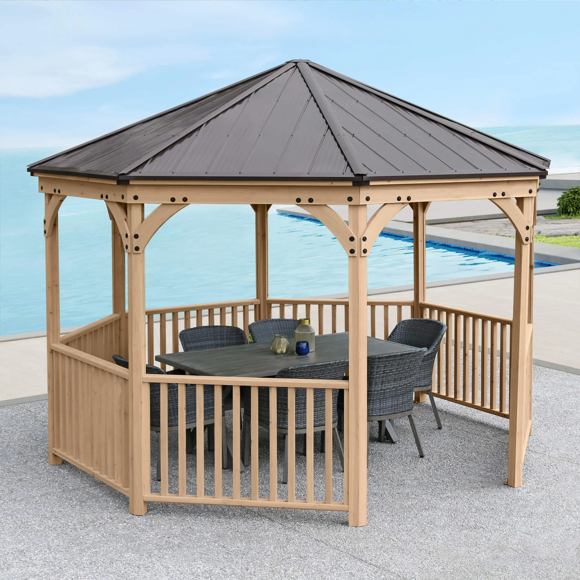 Meridian 12' Octagon Gazebo