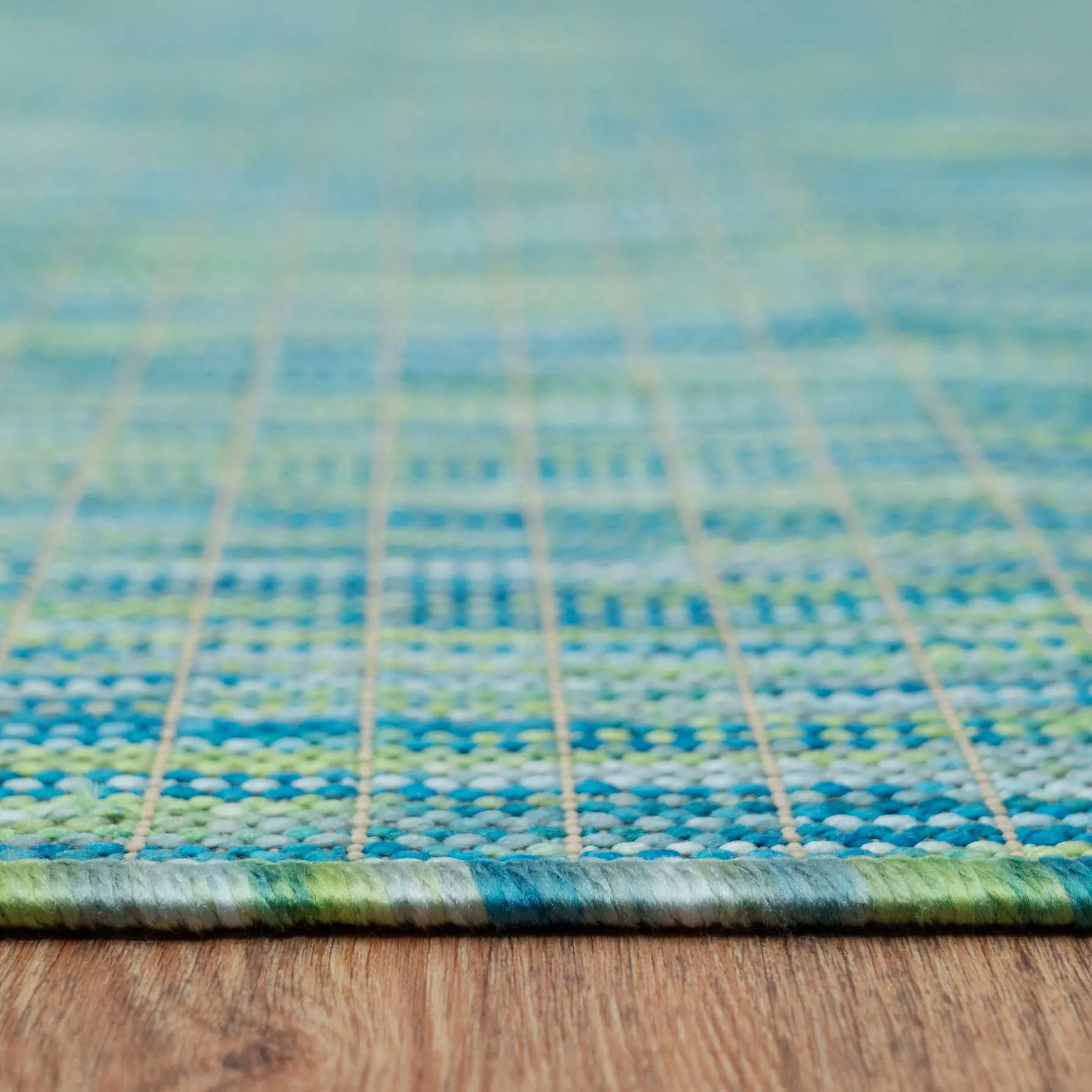 Mottled Sea Green Indoor Outdoor Area Rug - Terrazza