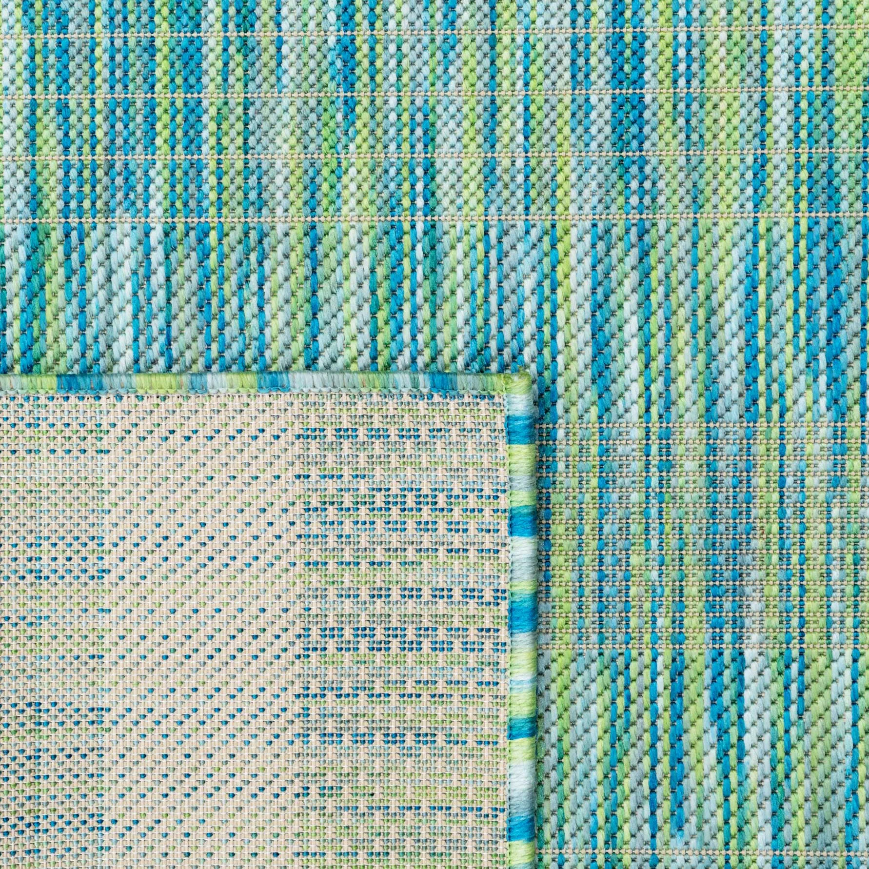 Mottled Sea Green Indoor Outdoor Area Rug - Terrazza