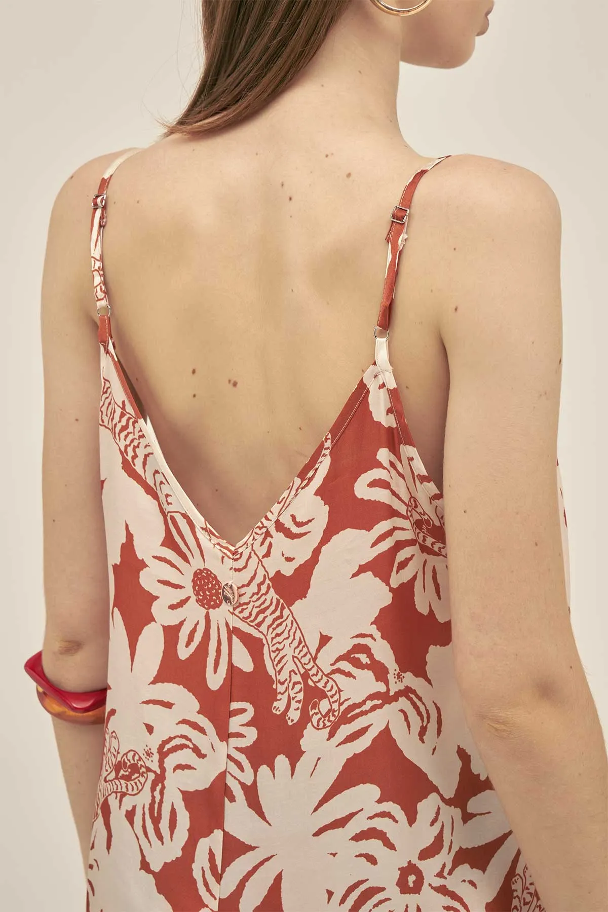 Nat Jumpsuit in Jungle Clay