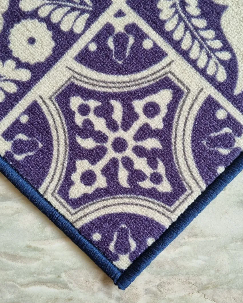 Nature Bloom Design Anti-Slip Nylon Area Rug | 3 x 5 ft