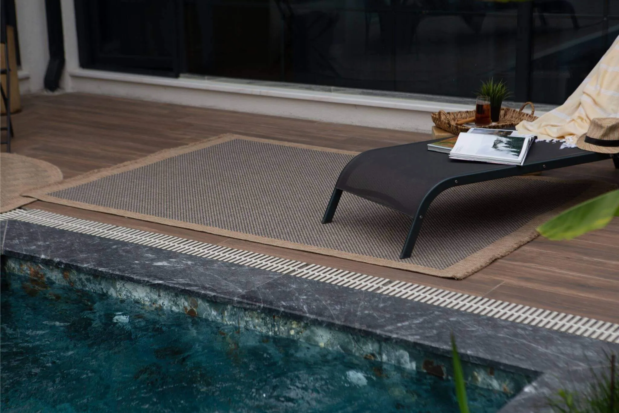 Nature Outdoor Rug Blue | 5200B