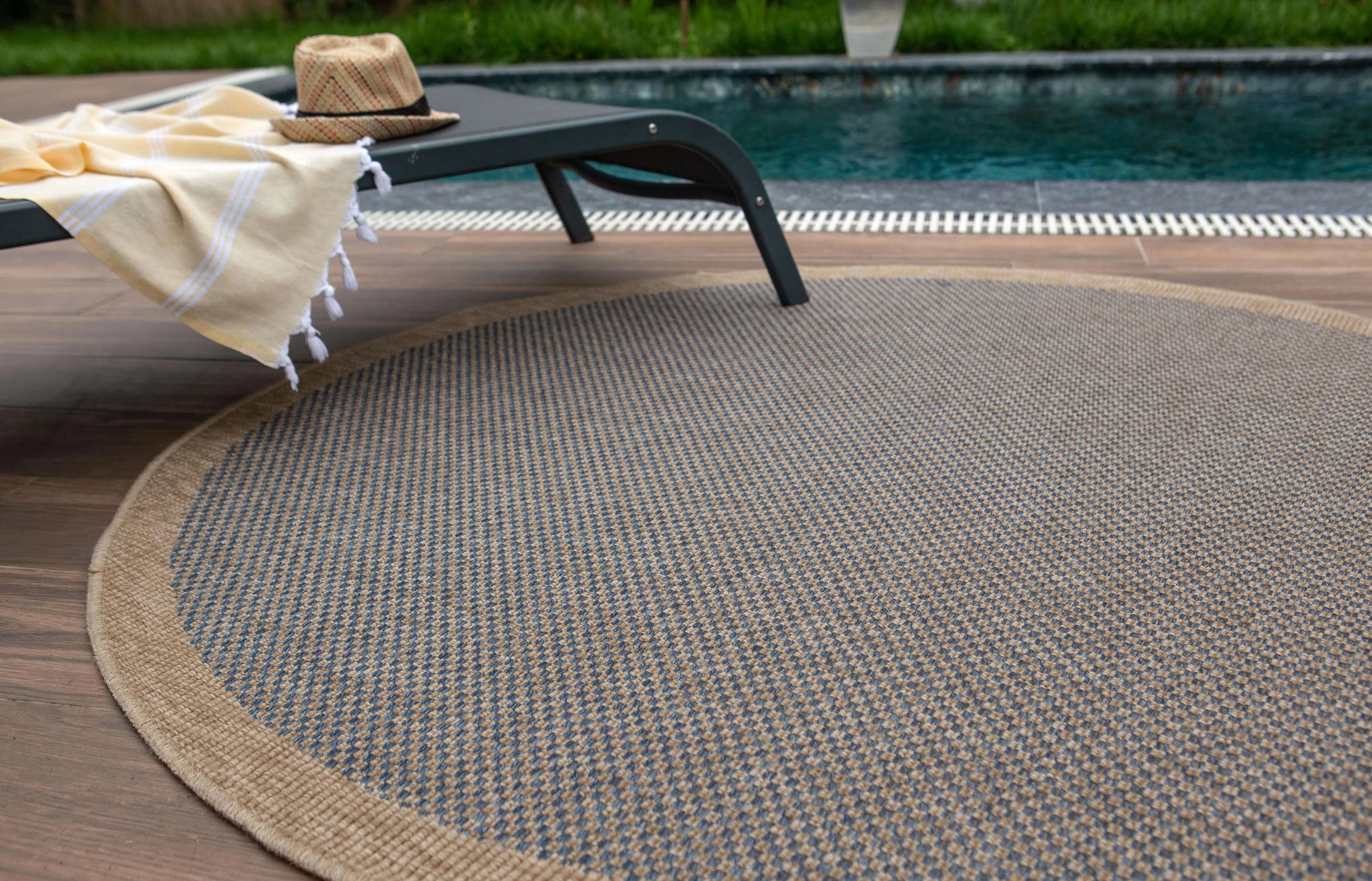 Nature Outdoor Rug Blue | 5200B