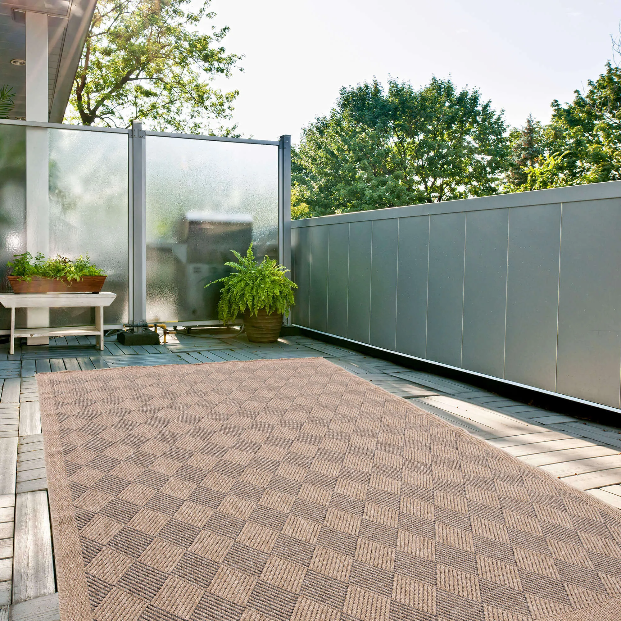 Nature Outdoor Rug Dark Grey | 5300DG