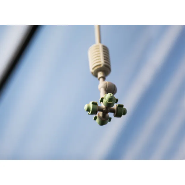 Netafim Coolnet Pro Upside-Down Overhead Greenhouse Mister Sprinkler Complete with Tube & Anti Drain Valve