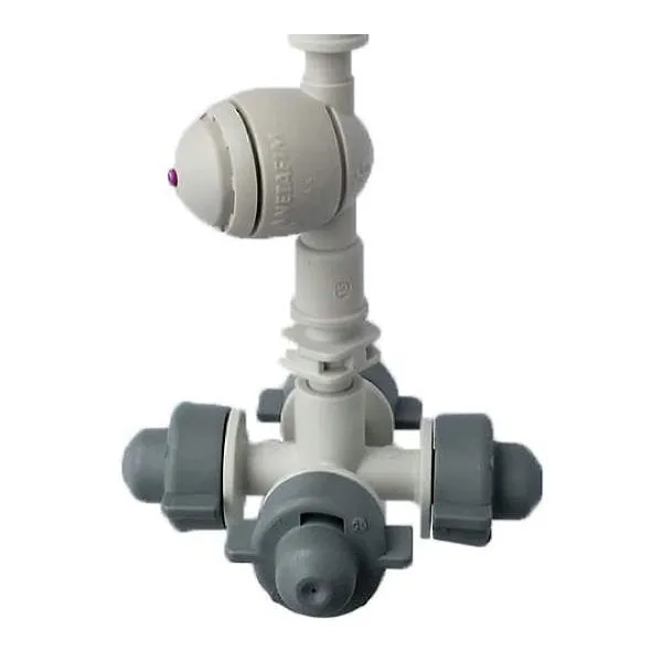 Netafim Coolnet Pro Upside-Down Overhead Greenhouse Mister Sprinkler Complete with Tube & Anti Drain Valve