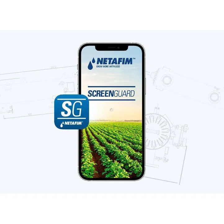 Netafim Screenguard 80mm Fully Automatic Self-Cleaning Vertical Screen Filter with Bluetooth DC Controller - 2000cm² (200-580LPM)