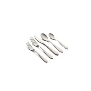 New - 20pc Grier Mirror Satin Flatware Set - Cambridge Silversmiths