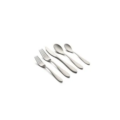 New - 20pc Grier Mirror Satin Flatware Set - Cambridge Silversmiths