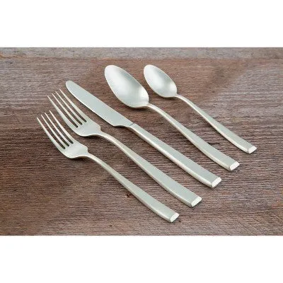 Open Box - 20pc Samira Champagne Satin Flatware Set - Cambridge Silversmiths
