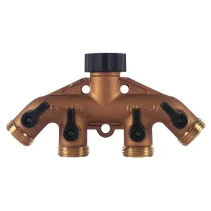 Orbit Brass 4 Port Manifold