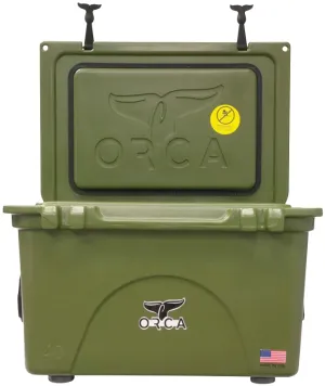 Orca ORCG040 Cooler, 40 qt Cooler, Green, Up to 10 days Ice Retention :EA: QUANTITY: 1