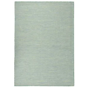 Outdoor Flatweave Rug 200x280 cm Turquoise