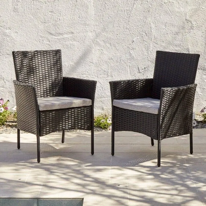 Outlet - 2 x Kemble/Marston Stackable Chair - Black