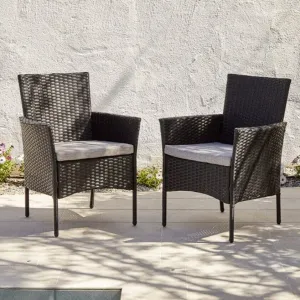Outlet - 2 x Kemble/Marston Stackable Chair - Black