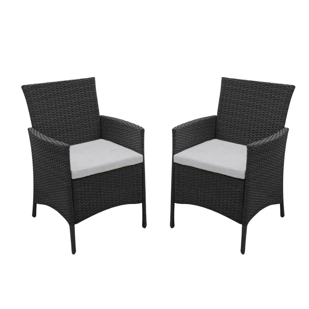 Outlet - 2 x Kemble/Marston Stackable Chair - Black