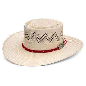 Painted Borders Fashion Hat
